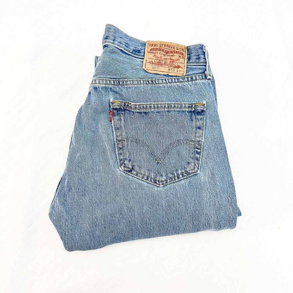 Levi's Light Blue Straight Leg Jeans